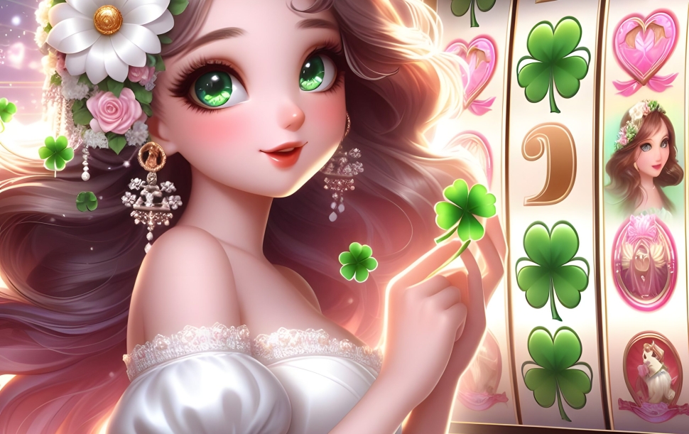 cartoon-character-with-green-eyes-flower-her-hair